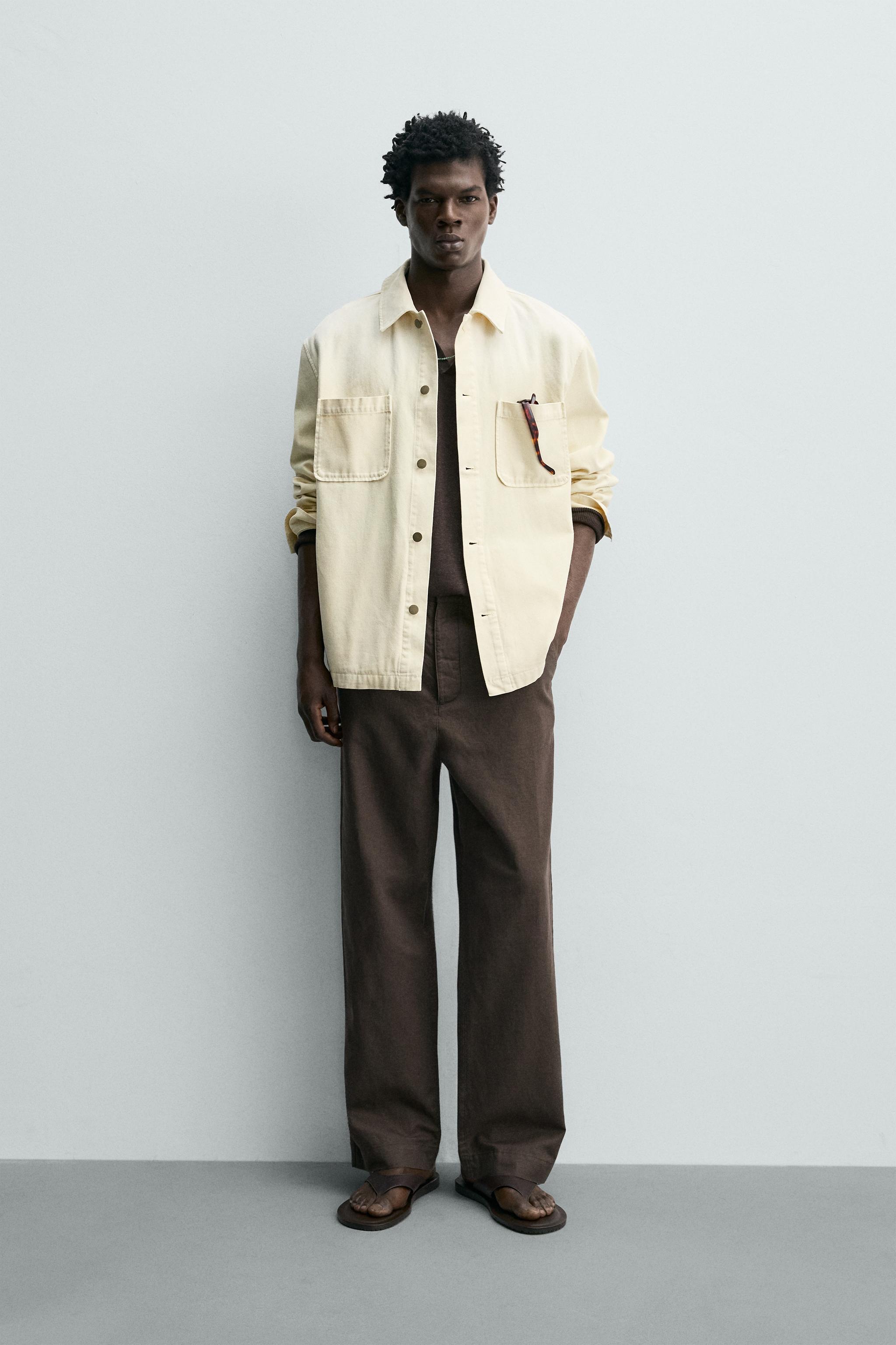 HEMP - COTTON STRAIGHT FIT PANTS